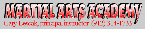 The Martial Arts Academy, Gary Lescak-Principal Instructor, (912)314-1733